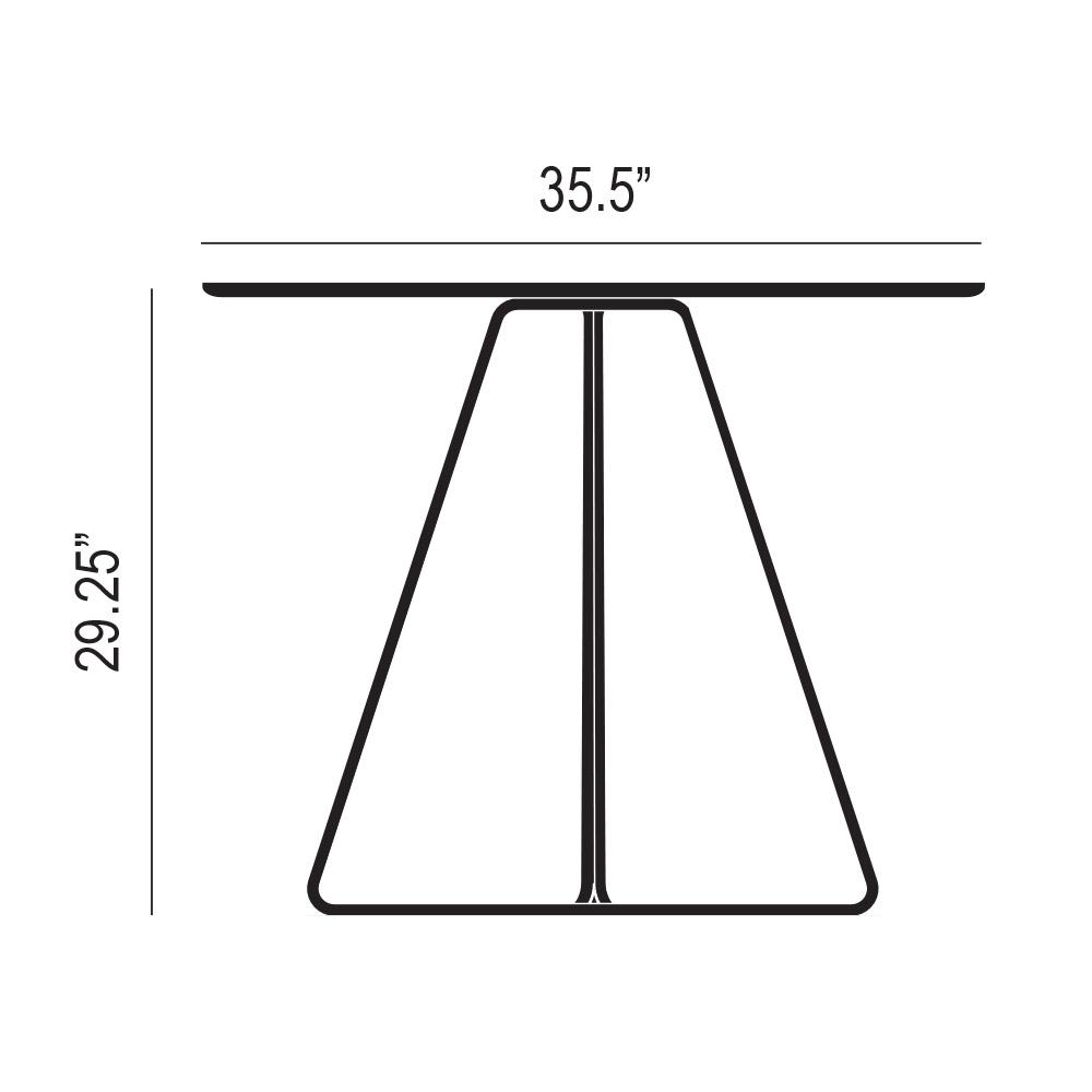 Delta Dining Table Dimensions