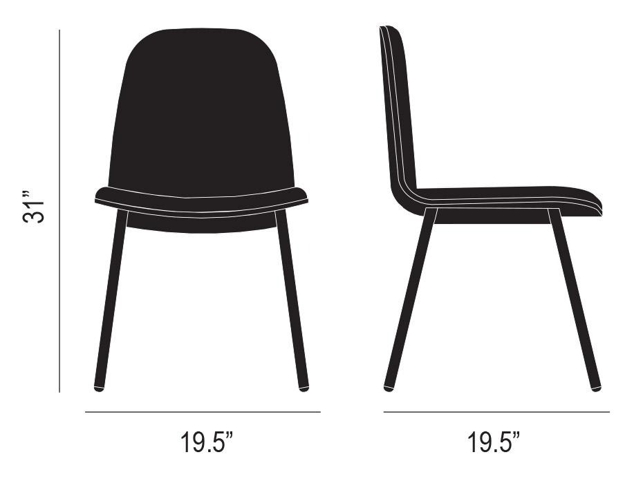 Duet Dining Chair Dimensions