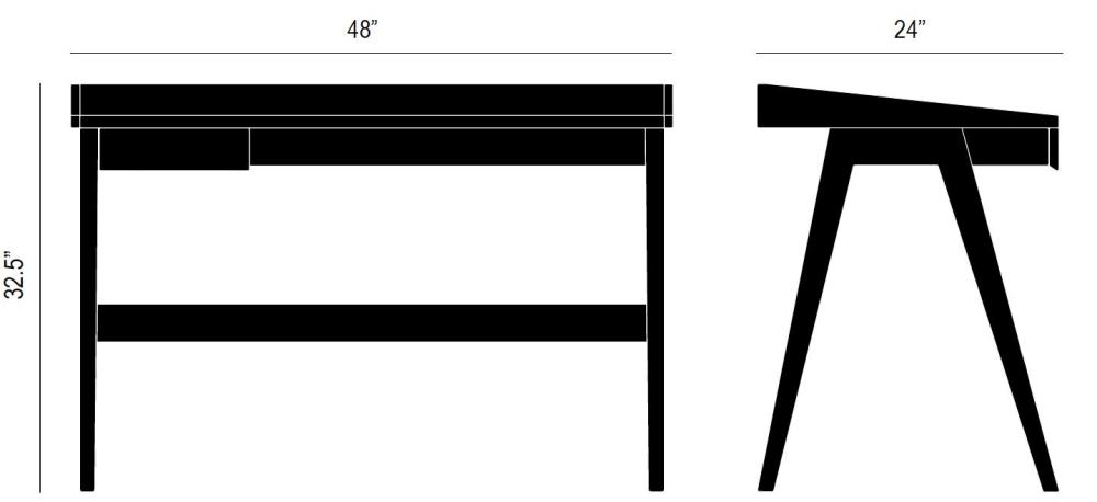 Gallery Desk Dimensions
