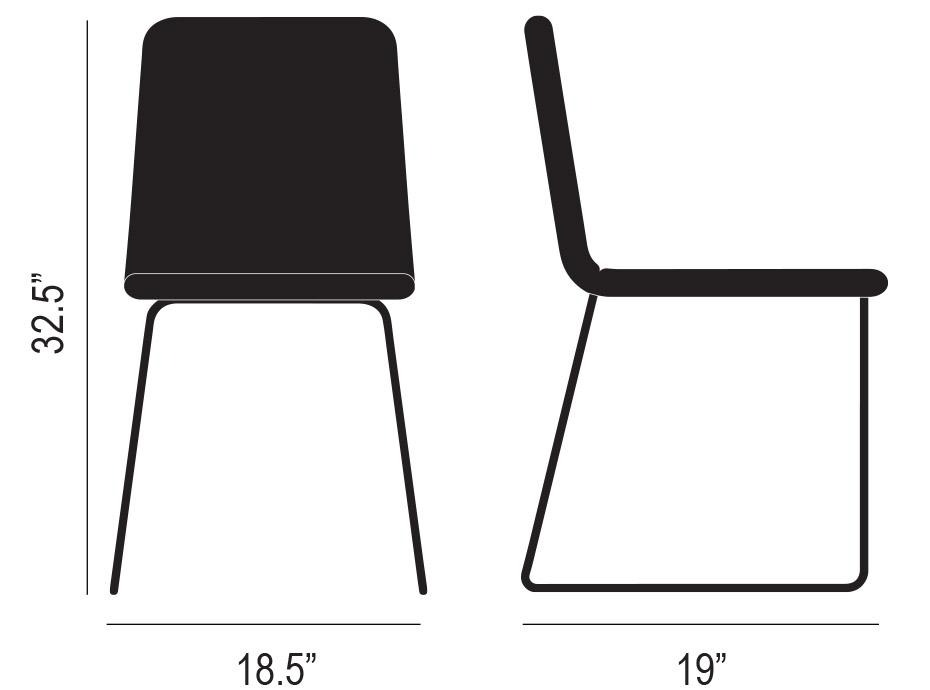 Lolli Dining Chair Dimensions