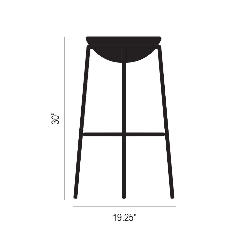 Roto Bar Stool Dimensions