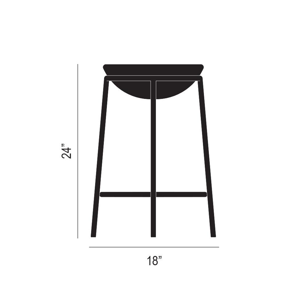 Roto Counter Stool Dimensions