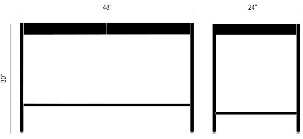 Surround Desk Dimensions