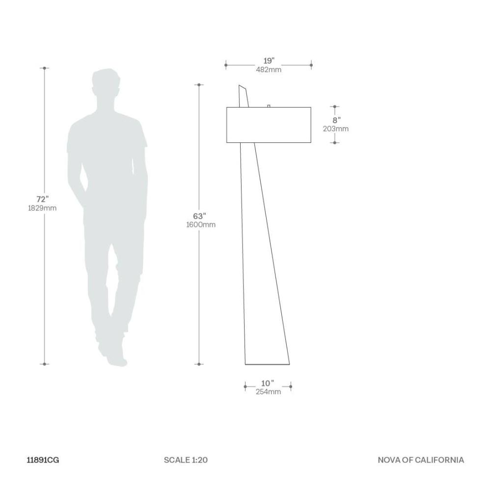 Obelisk Floor Lamp Dimensions